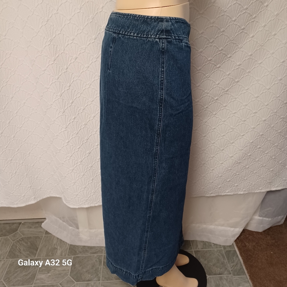 Ralph Lauren Blue Maxi Pencil Skirt for Work Size 14 - Picture 6 of 15